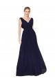 Buy Sleeveless V-Neck Chiffon A-Line Formal Dress UK