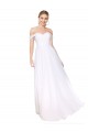Buy Sleeveless Off the Shoulder Chiffon A-Line Formal Gowns UK