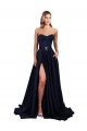 Buy Sleeveless Sweetheart Low Back Stretch Crepe A-Line Formal Dress UK