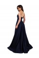 Buy Sleeveless Sweetheart Low Back Stretch Crepe A-Line Formal Dress UK