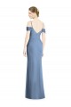 Buy Cold Shoulder Off the Shoulder Open Back Chiffon A-Line Formal Dress UK