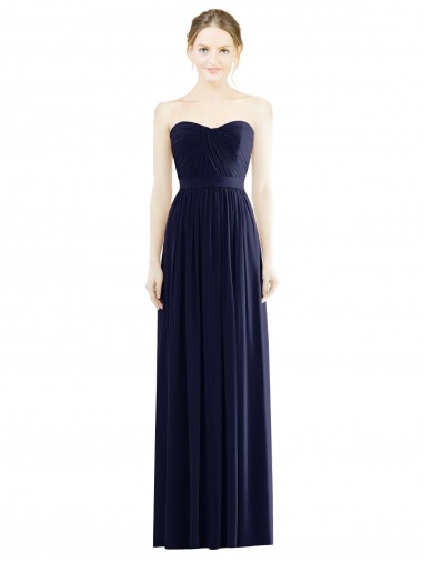 Buy Sleeveless Sweetheart Chiffon A-Line Formal Dress UK