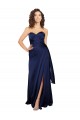 Buy Sleeveless Sweetheart Silky Satin A-Line Formal Dress UK