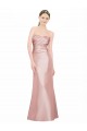 Buy Sleeveless Sweetheart Low Back Stretch Satin A-Line Formal Dress UK