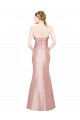 Buy Sleeveless Sweetheart Low Back Stretch Satin A-Line Formal Dress UK