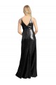 Buy Sleeveless Spaghetti Straps V-Back Sequin A-Line Formal Dress UK
