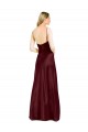 Buy Sleeveless Spaghetti Straps Stretch Satin A-Line Formal Gowns UK