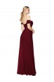Buy Sleeveless Off the Shoulder Chiffon Mermaid Formal Dress UK