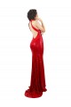 Buy Sleeveless Halter Neck Open Back Sequin Mermaid Formal Dress UK