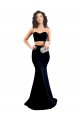 Buy Sleeveless High Neck Low Back Stretch Crepe Mermaid Formal Dress UK