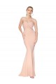 Buy Sleeveless Nude Sweetheart Stretch Crepe Mermaid Formal Dress UK