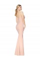 Buy Sleeveless Nude Sweetheart Stretch Crepe Mermaid Formal Dress UK