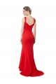 Buy Sleeveless Red Sweetheart Stretch Crepe Mermaid Formal Dress UK