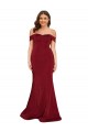 Buy Sleeveless Off the Shoulder Spandex Mermaid Formal Plus Size Formal Dress UK