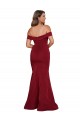 Buy Sleeveless Off the Shoulder Spandex Mermaid Formal Plus Size Formal Dress UK