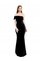 Buy Sleeveless One Shoulder Keyhole Back Stretch Crepe Mermaid Formal Dress UK