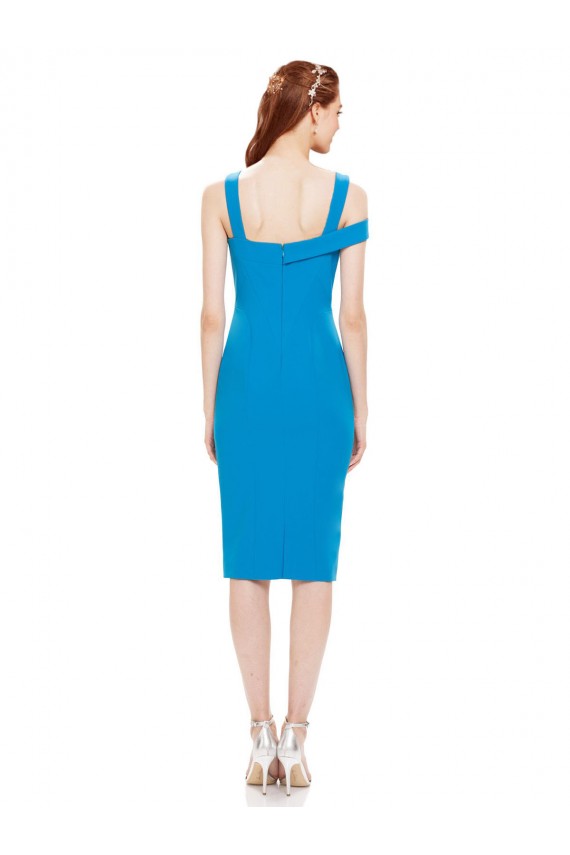 Buy Sleeveless Stretch Crepe Mermaid Formal Dress UK
