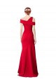 Buy Sleeveless Stretch Crepe Mermaid Formal Gowns UK