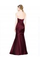 Buy Sleeveless Sweetheart Low Back Satin Mermaid Formal Dress UK