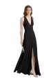 Buy Sleeveless Halter Neck Stretch Crepe Sheath Formal Dress UK