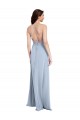 Buy Sleeveless Halter Neck Criss Cross Open Back Stretch Crepe Sheath Formal Dress UK