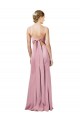 Buy Sleeveless Spaghetti Straps Open Back Stretch Crepe Sheath Formal Dress UK