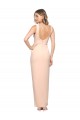 Buy Sleeveless Square Neck Stretch Crepe Sheath Formal Dress UK