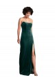 Buy Sleeveless Strapless Low Back Stretch Velvet Sheath Black Tie Formal Dress UK
