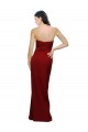 Buy Sleeveless Sweetheart Low Back Stretch Crepe Sheath Formal Gowns UK