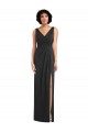 Buy Sleeveless V-Neck V-Back Spandex Sheath Formal Dress UK