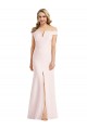 Buy Sleeveless Off the Shoulder Stretch Crepe Trumpet Formal Dresses UK