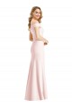 Buy Sleeveless Off the Shoulder Stretch Crepe Trumpet Formal Dresses UK